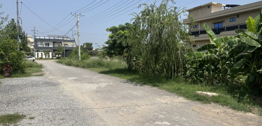 1 Kanal South Corner Plot for Sale in Regi Model Town Zone 3 Sector D3 Peshawar